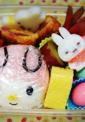 キャラ弁♪ツムツム風マイメロおにぎり-レシピのメイン写真