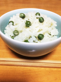 まめご飯!グリーンピースご飯!簡単!-レシピのメイン写真