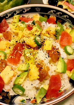 種なし梅でちらし寿司-レシピのメイン写真