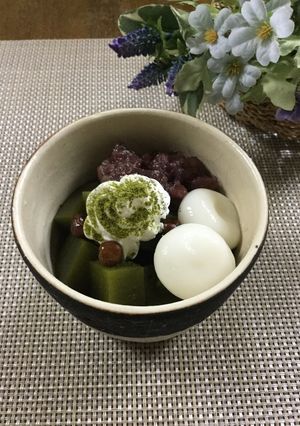 ☆抹茶寒天☆-レシピのメイン写真
