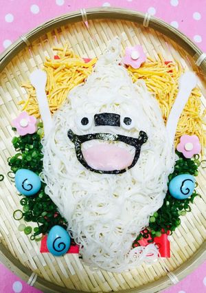 そうめんdeウィスパー(ฅ'ω'ฅ)♪-レシピのメイン写真
