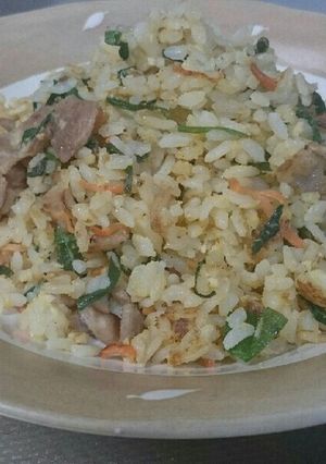 簡単❗ニラ 炒飯 (醤油味)-レシピのメイン写真