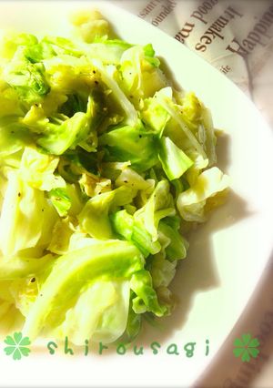 新キャベツで簡単！香りたつごま油炒め-レシピのメイン写真