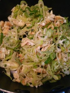ネギ塩鶏皮!-レシピのメイン写真