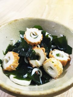 ワカメとシラスのピリ和え物-レシピのメイン写真