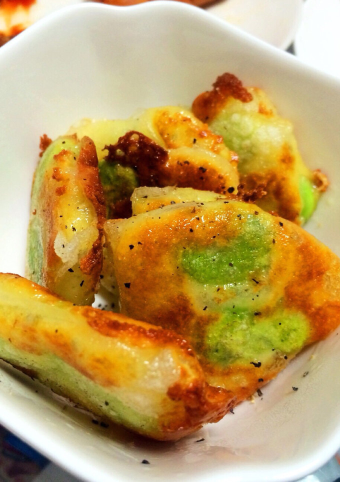 ほっくほく！空豆とチーズの生春巻き揚げ-レシピのメイン写真