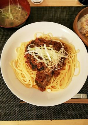 旦那絶賛！ナスのとろとろミートソース-レシピのメイン写真
