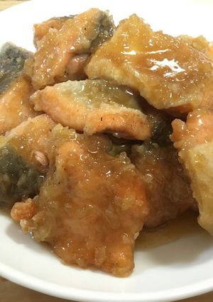 カンタン酢で作る、銀鮭の南蛮漬-レシピのメイン写真