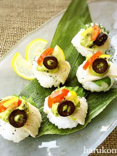 サラダチキン手毬寿司-レシピのメイン写真