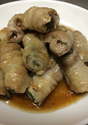 豚シソ巻き甘辛だれ-レシピのメイン写真