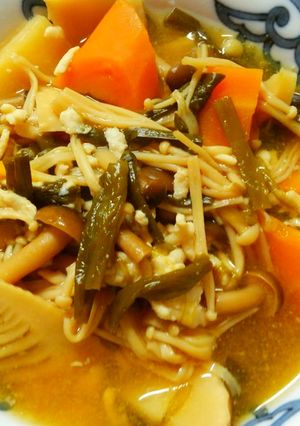 常備菜！鶏挽き肉とニラ タケノコの和風煮-レシピのメイン写真
