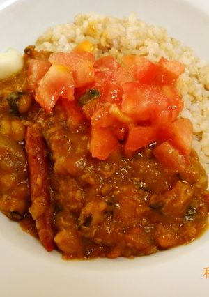トマトが美味しい私のカレー-レシピのメイン写真