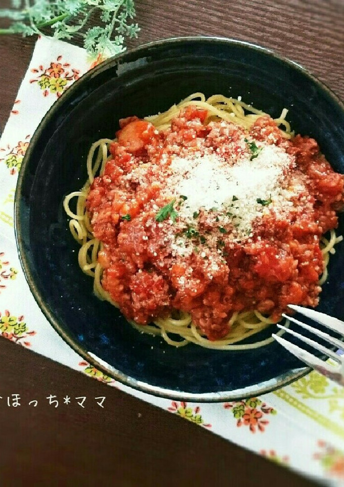 子供が喜ぶ❤我が家の定番ミートソース-レシピのメイン写真