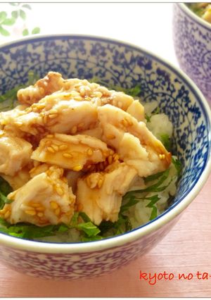 ✿時短ランチ 梅サラダチキン丼ぶり✿-レシピのメイン写真