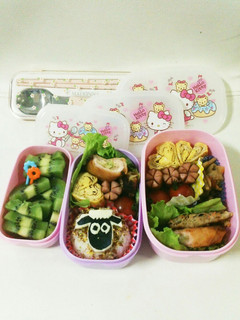 親子遠足★お弁当(ひつじのショーン)-レシピのメイン写真