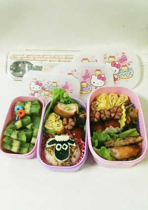 親子遠足★お弁当(ひつじのショーン)-レシピのメイン写真