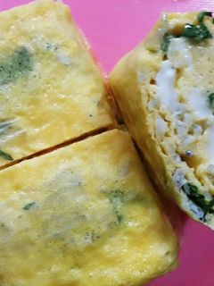 お弁当に♪しらすと大葉の卵焼き(^^)v-レシピのメイン写真