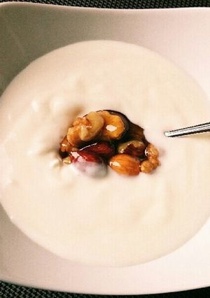 ハニーナッツinホットヨーグルト-レシピのメイン写真