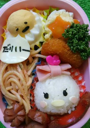キャラ弁ぐでたま&ツムツム-レシピのメイン写真
