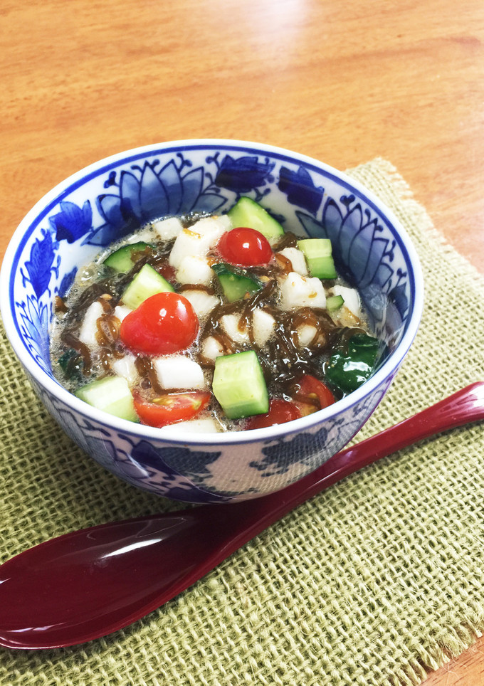 簡単！さっぱりもずく野菜-レシピのメイン写真