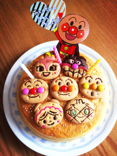簡単♪アンパンマンキャラケーキ-レシピのメイン写真