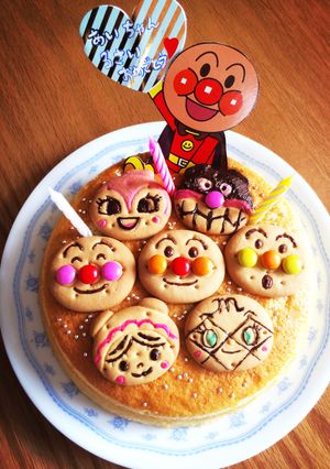 簡単♪アンパンマンキャラケーキ-レシピのメイン写真