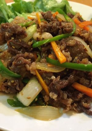 焼肉のタレいらず！簡単美味しい♪プルコギ-レシピのメイン写真