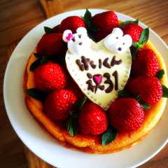 รูปของ ゆるくまバースデーケーキ