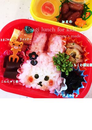 うさぎ キャラ弁-レシピのメイン写真
