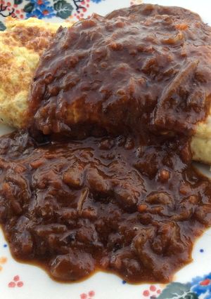 ❤️牛肉赤ワイン煮込みを使ったオムレツ-レシピのメイン写真