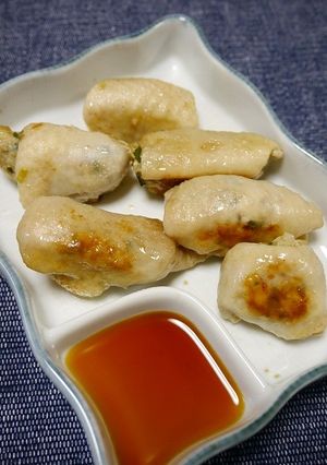 簡単！鶏ムネ+鶏皮餃子-レシピのメイン写真
