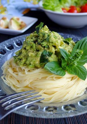 10分以内♡アボカドバジルの冷製パスタ！-レシピのメイン写真