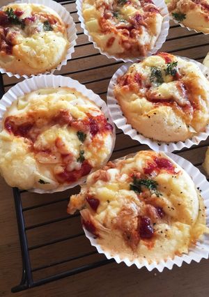 ホットケーキミックスで簡単マヨネーズパン-レシピのメイン写真