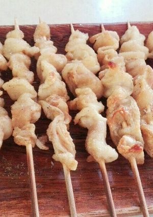 本格！かちょーのパリッパリ鶏皮串-レシピのメイン写真