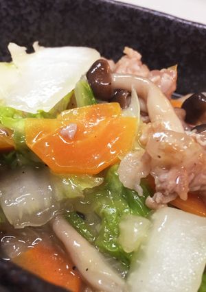 残り野菜で☆中華味☆うま塩炒め煮-レシピのメイン写真