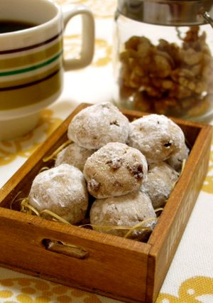 黒糖胡桃のボールクッキー-レシピのメイン写真