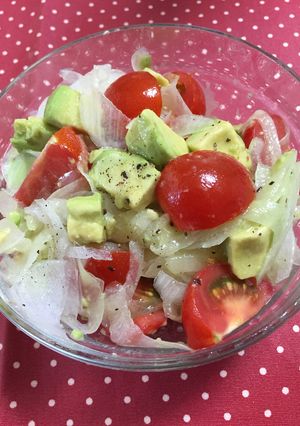 栄養オイルdeアボカドとトマトのマリネ-レシピのメイン写真