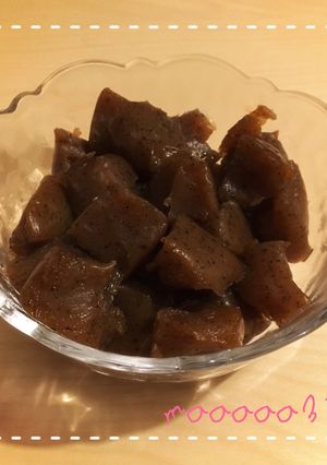 パクパク食べれる*こんにゃくだけの煮物-レシピのメイン写真