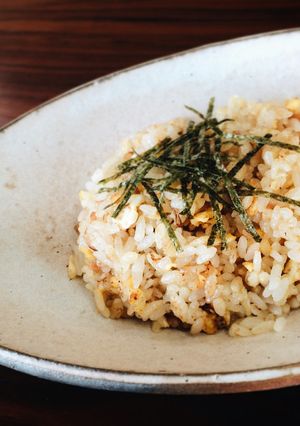 梅とかつおぶしの和風チャーハン-レシピのメイン写真