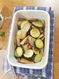 【作り置き】エリンギとズッキーニの蒸し煮