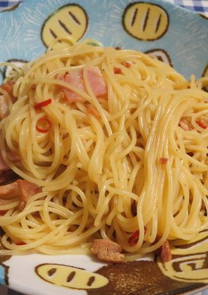 カラスミパスタ（ペペロンチーノ仕立て）-レシピのメイン写真