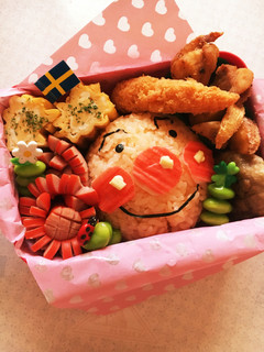 アンパンマン爆弾おにぎり キャラ弁-レシピのメイン写真