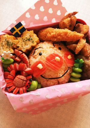 アンパンマン爆弾おにぎり キャラ弁-レシピのメイン写真