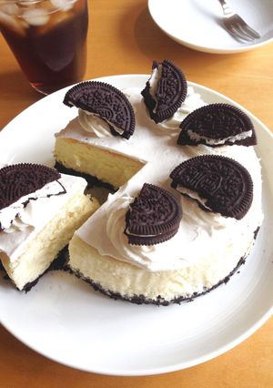 しゅわとろ☆オレオのスフレチーズケーキ-レシピのメイン写真