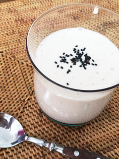 ぷちぷち楽しい!豆乳バナナスムージー-レシピのメイン写真