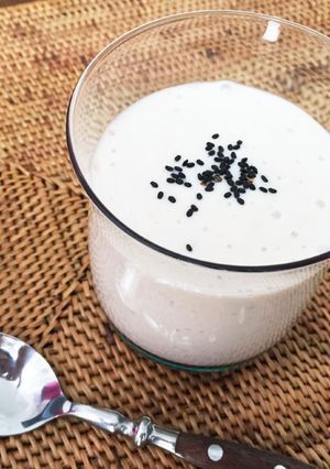 ぷちぷち楽しい！豆乳バナナスムージー-レシピのメイン写真