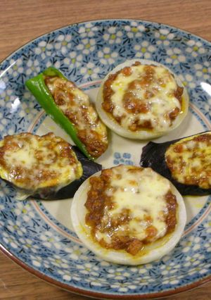 野菜のせキーマカレー☆-レシピのメイン写真