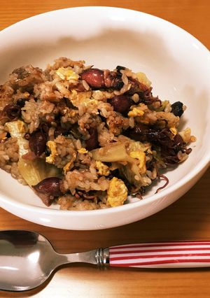 バター香る！ホタルイカとレタスの炒飯-レシピのメイン写真