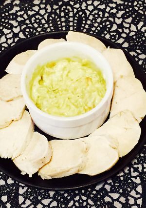茹で鶏の梅アボカドディップ添え-レシピのメイン写真