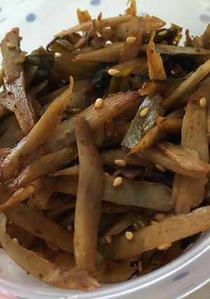 超簡単!時短料理!高菜きんぴら-レシピのメイン写真